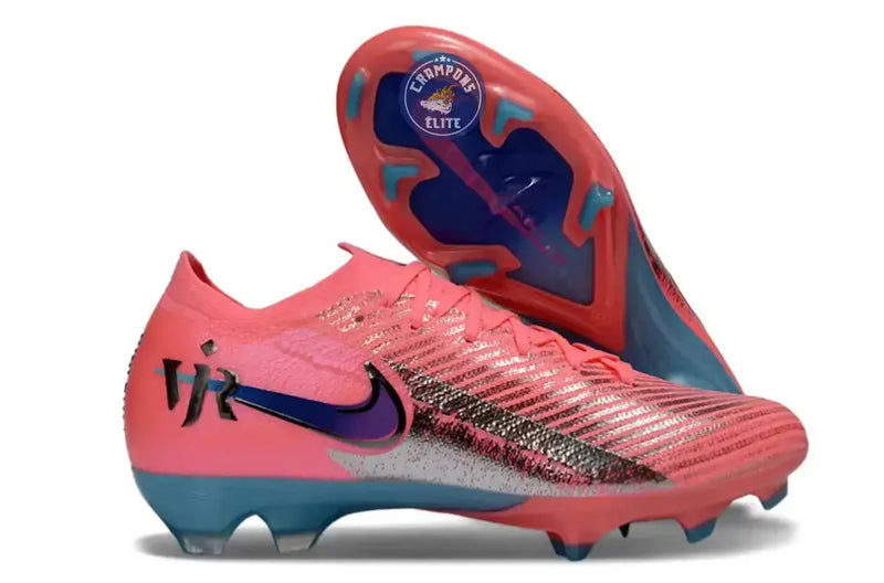 Nike Mercurial Vapor 16 FG Vinicius Jr. Sunset Pulse - Rose/Argent/Bleu — visuel 2 sur 4