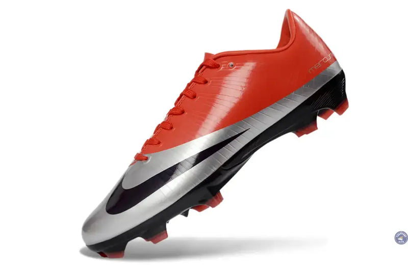 Nike Mercurial Vapor 5 Superfly Regen Cristiano FG 2009 - Rouge/Noir/Argenté — visuel 4 sur 4