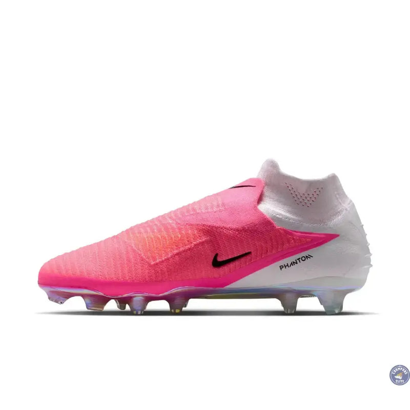 Nike Phantom 6 Elite High Cut FG - Breakout Rose/Blanc/Noir — visuel 3 sur 4