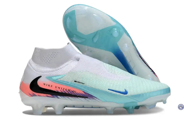 Nike Phantom 6 Elite High Cut United Pack 002 - Blanc/Turquoise/Violet