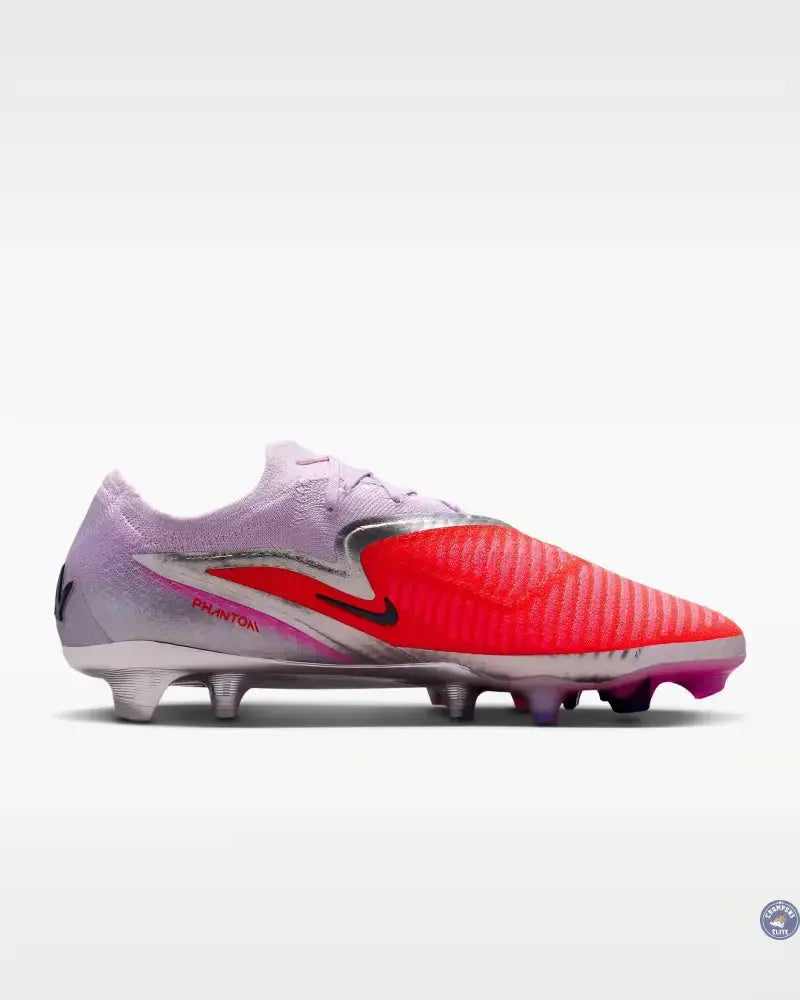 Nike Phantom 6 Elite Low Cut FG Alexia Putellas - Rouge/Gris — visuel 3 sur 4