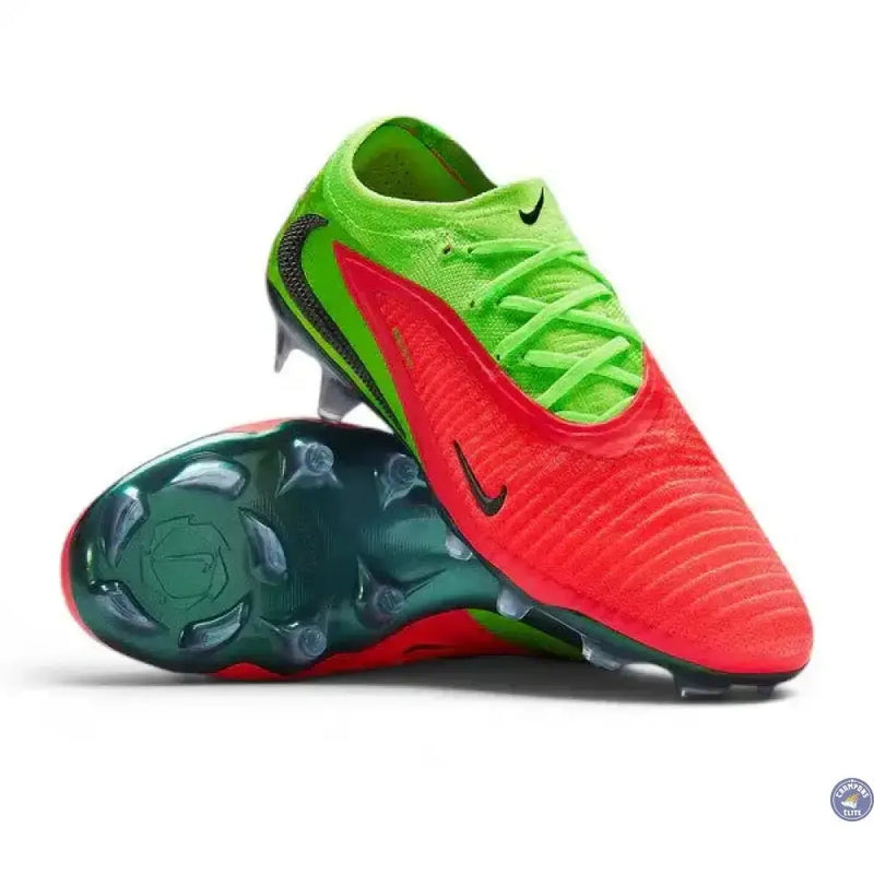 Nike Phantom 6 Elite Low Cut FG Erling Haaland Personal Edition - Rose/Noir/Vert — visuel 1 sur 4