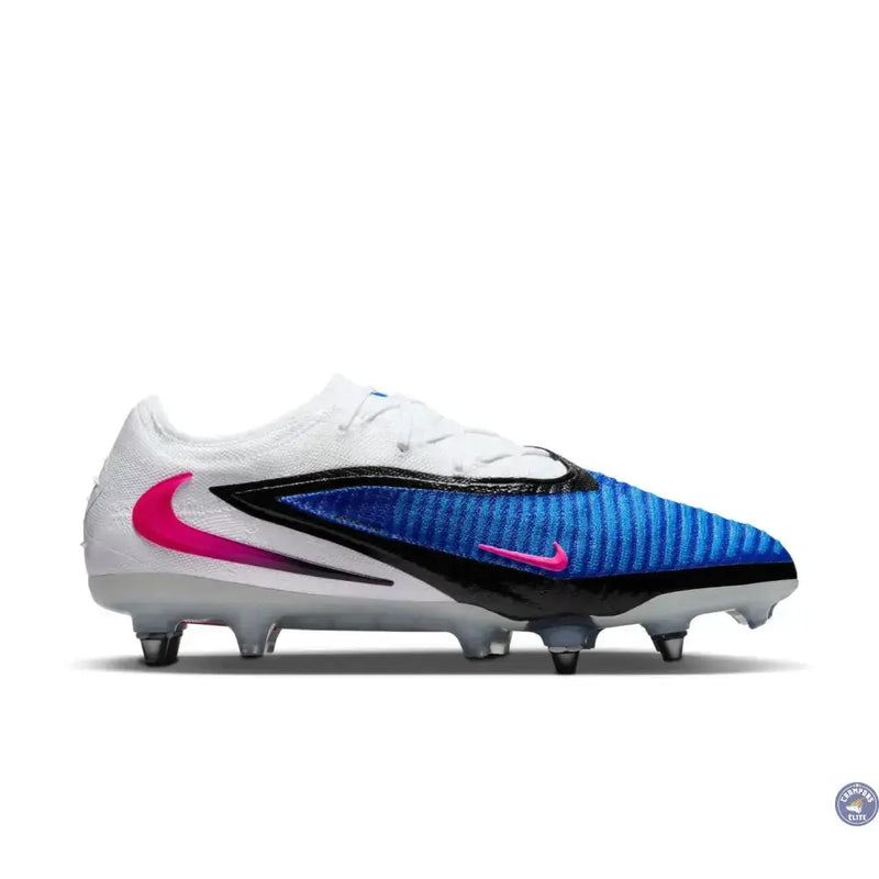 Nike Phantom 6 Elite Low Cut SG Attack Pack - Bleu/Blanc/Noir/Rose — visuel 2 sur 4