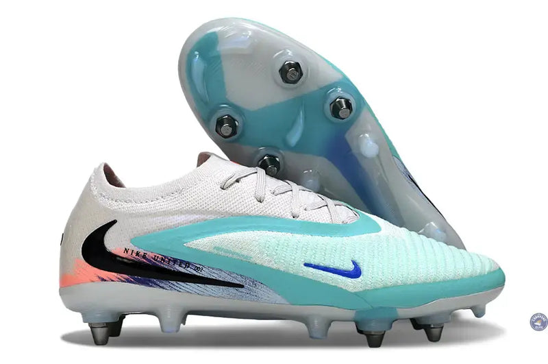 Nike Phantom 6 Elite SG Low Cut United Pack 002 - Blanc/Turquoise/Violet — visuel 2 sur 4
