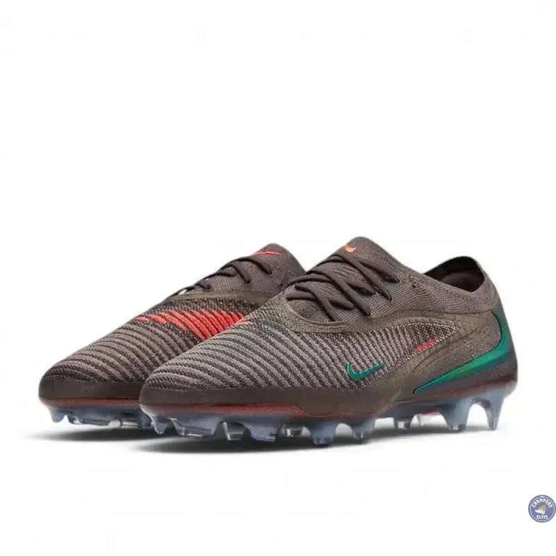 Nike Phantom 6 Low Elite FG Heat-Up Cendre Moy/Or Ambré/Noir — visuel 4 sur 4