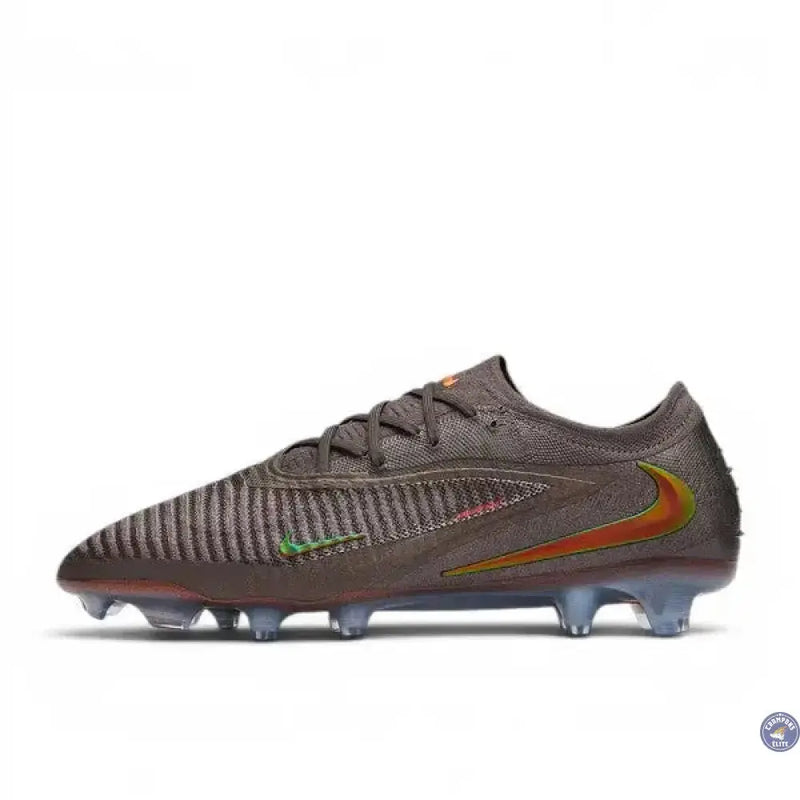 Nike Phantom 6 Low Elite FG Heat-Up Cendre Moy/Or Ambré/Noir — visuel 2 sur 4