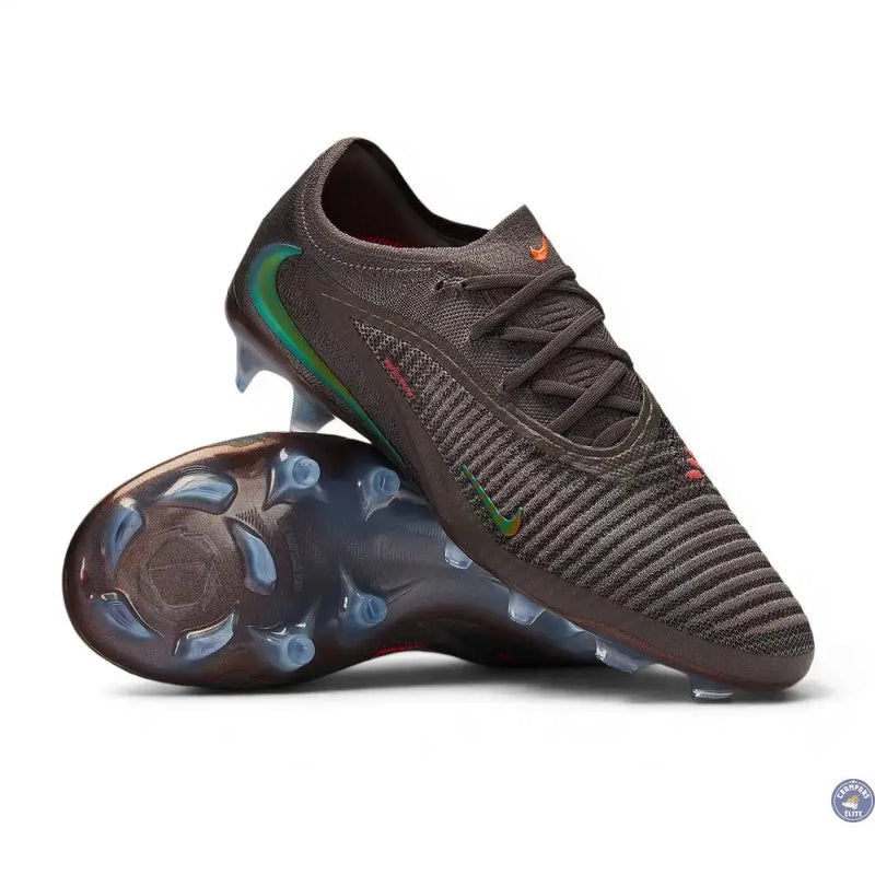 Nike Phantom 6 Low Elite FG Heat-Up Cendre Moy/Or Ambré/Noir — visuel 1 sur 4