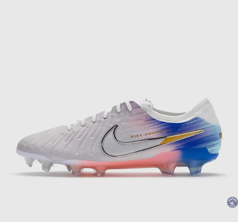 Nike Tiempo Legend 10 Elite FG United - Gris/Bleu — visuel 3 sur 4