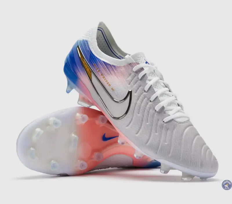 Nike Tiempo Legend 10 Elite FG United - Gris/Bleu — visuel 1 sur 4