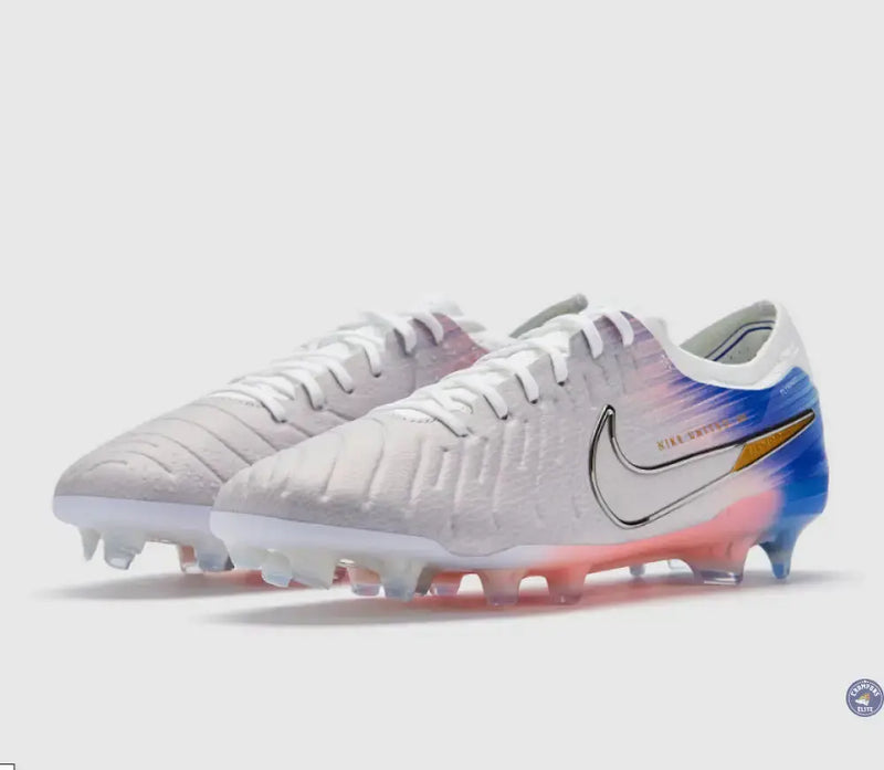 Nike Tiempo Legend 10 Elite FG United - Gris/Bleu — visuel 2 sur 4