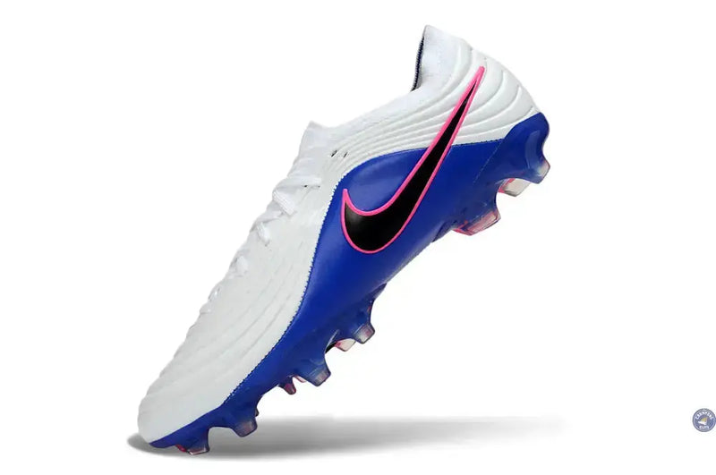 Nike Tiempo Maestro Elite FG Attack - Blanc/Noir/Bleu/Rose — visuel 4 sur 4