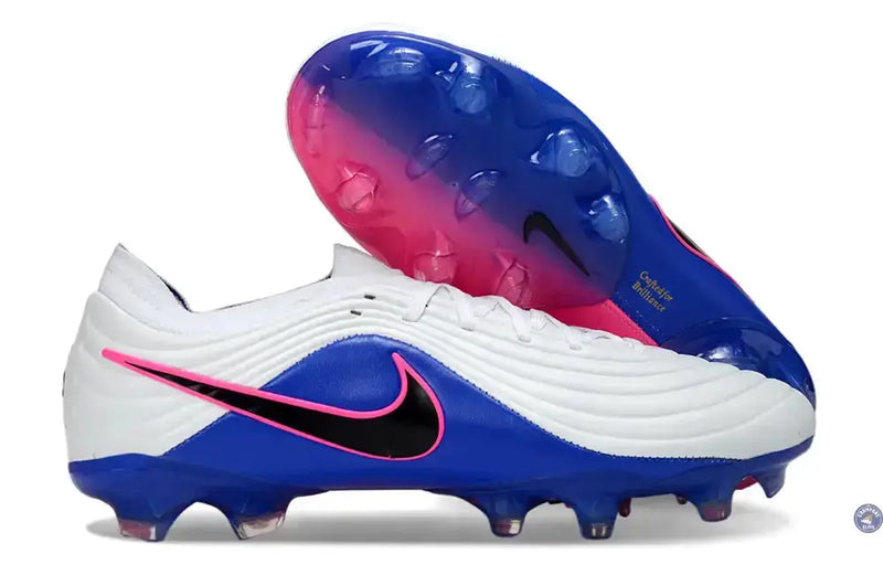Nike Tiempo Maestro Elite FG Attack - Blanc/Noir/Bleu/Rose — visuel 1 sur 4