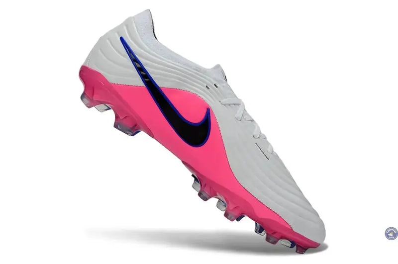 Nike Tiempo Maestro Elite FG Attack - Blanc/Noir/Bleu/Rose — visuel 3 sur 4
