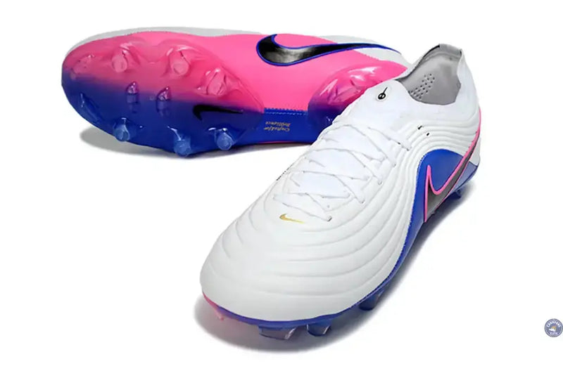 Nike Tiempo Maestro Elite FG Attack - Blanc/Noir/Bleu/Rose — visuel 2 sur 4