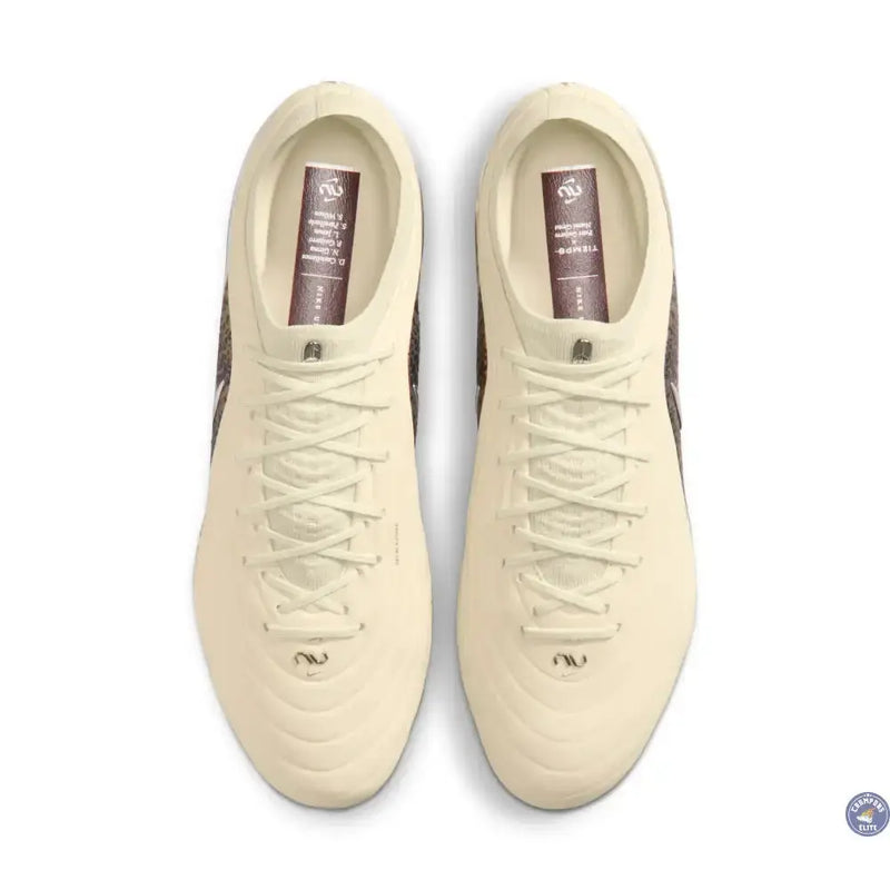Nike Tiempo Maestro Elite FG - United Beige/Argenté/Bordeaux — visuel 4 sur 4