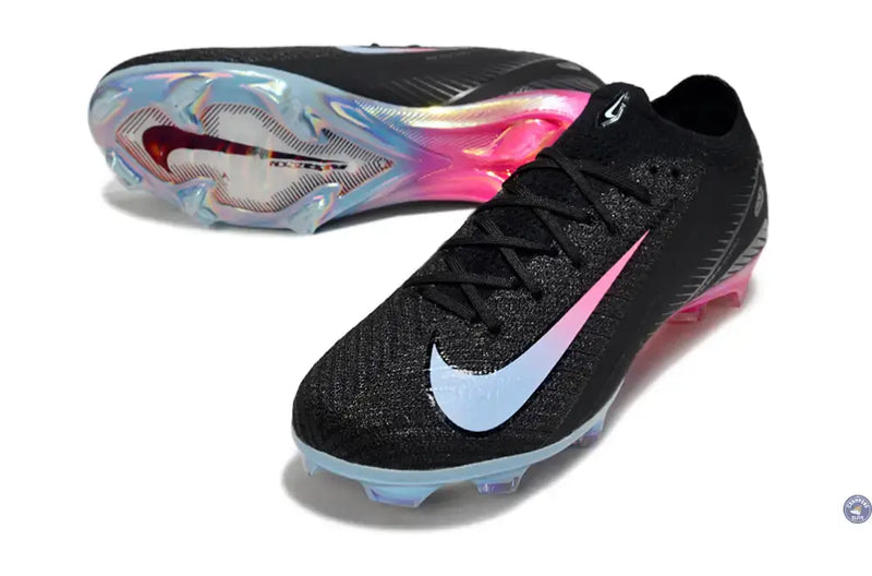 Nike Vapor 16 Nike by You FG - Noir/Bleu/Rose — visuel 2 sur 4