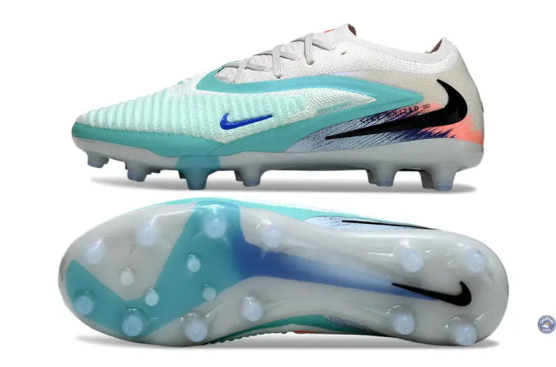 PHANTOM 6 ELITE AG LOW CUT UNITED PACK 002 AG -BLANC/TURQUOISE/VIOLET — visuel 3 sur 4