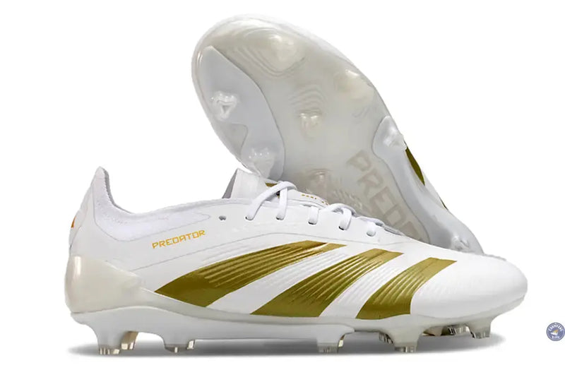 Predator 24.1 Elite FG Blanc/Or — visuel 1 sur 2