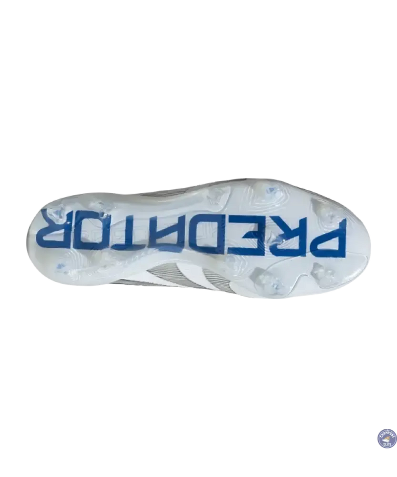 Predator 25.1 Elite FG Polar Victory - Blanc/Argenté/Bleu — visuel 3 sur 4