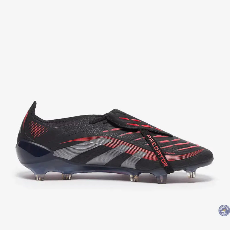 Predator 25 Elite Fold-over Tongue FG Stealth Victory - Noir/Gris/Lucid Red — visuel 4 sur 4