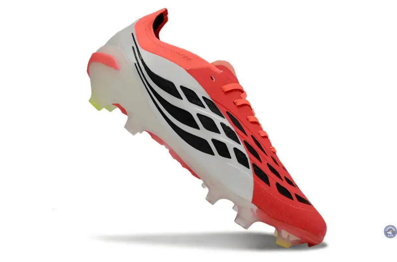 PREDATOR 26 ELITE LACETS FG BORN FOR GOALS - LUCID RED/NOIR/BLANC — visuel 4 sur 4