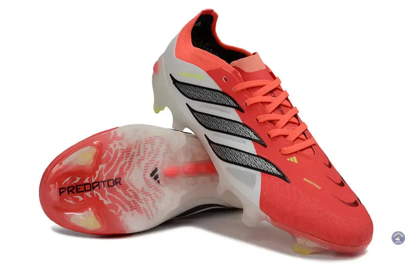 PREDATOR 26 ELITE LACETS FG BORN FOR GOALS - LUCID RED/NOIR/BLANC — visuel 2 sur 4