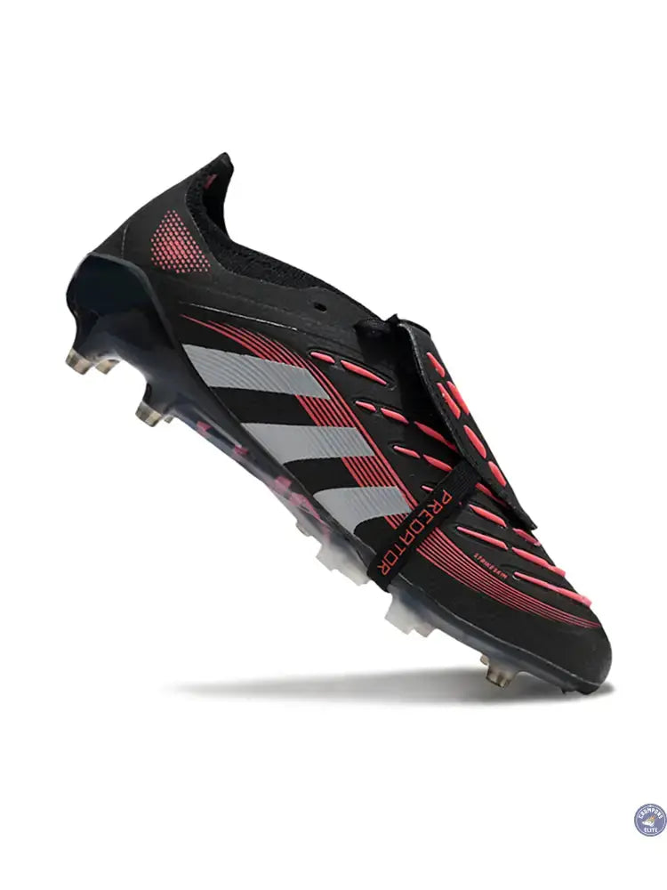 Predator Elite Fold-over Tongue AG Stealth Victory - Noir/Gris/Lucid Red — visuel 3 sur 4