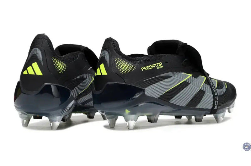 Predator Elite Fold-over Tongue SG - Electric Stealth - Noir/Vert Fluo SG — visuel 3 sur 4