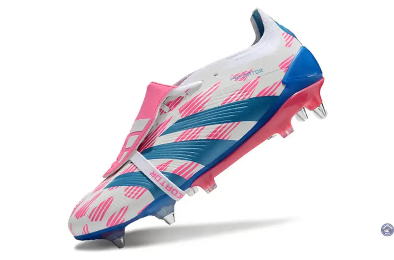 Predator Elite Fold-over Tongue SG Reemergence - Blanc/Bleu/Rose — visuel 3 sur 4