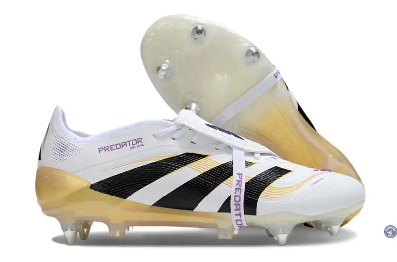 Predator Elite Fold-over Tongue SG Road to Glory - Blanc/Noir/Doré — visuel 1 sur 4
