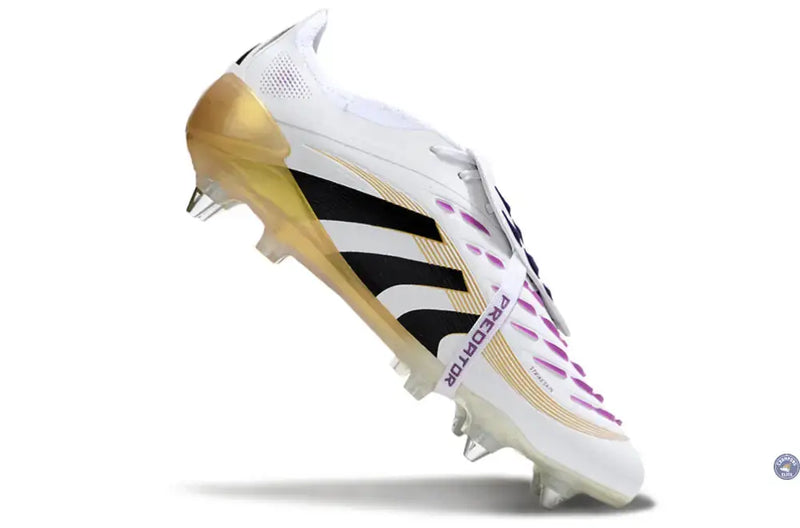 Predator Elite Fold-over Tongue SG Road to Glory - Blanc/Noir/Doré — visuel 3 sur 4
