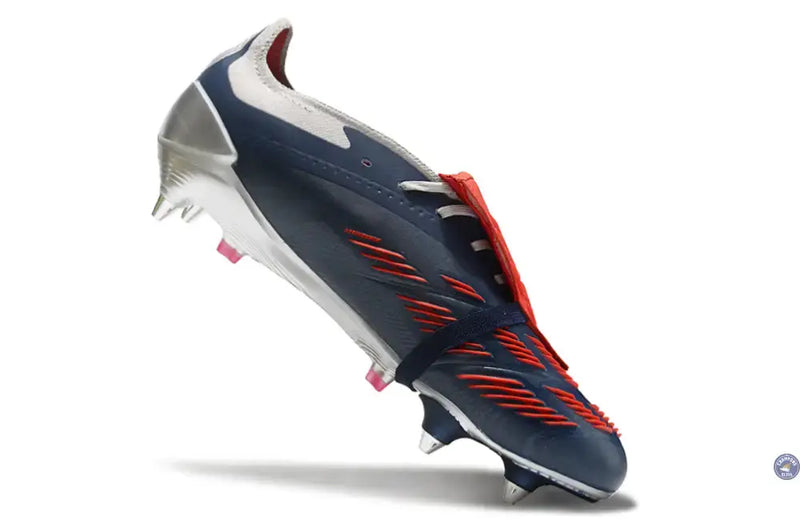 Predator Elite Fold-over Tongue SG Roteiro - Argenté/Bleu marine/Rouge ÉDITION LIMITÉE — visuel 3 sur 4