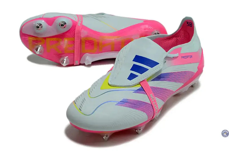 Predator Elite SG - Blanc/Rose/Violet/Bleu/Jaune — visuel 2 sur 4