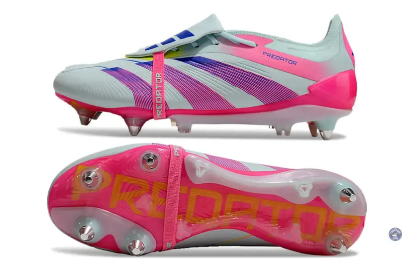 Predator Elite SG - Blanc/Rose/Violet/Bleu/Jaune — visuel 1 sur 4