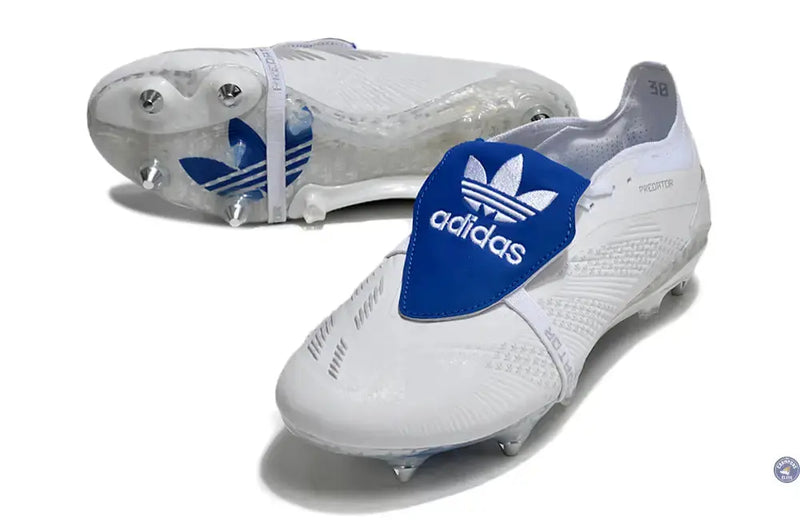 Predator Elite x Beckham Elite Tongue SG - Blanc/Bleu — visuel 3 sur 4