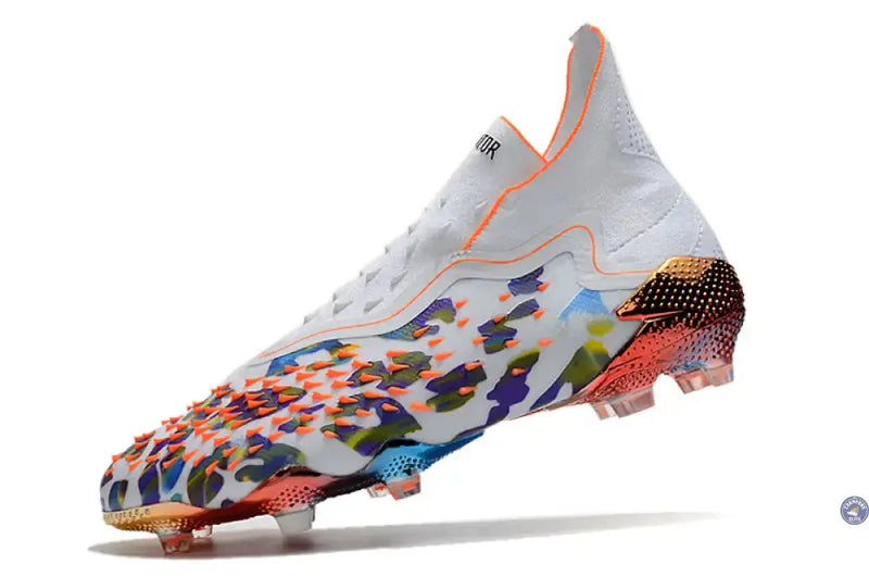 Predator Freak Laceless FG Paul Pogba X Stella McCartney - Blanc/Noir/Orange ÉDITION LIMITÉE — visuel 4 sur 4