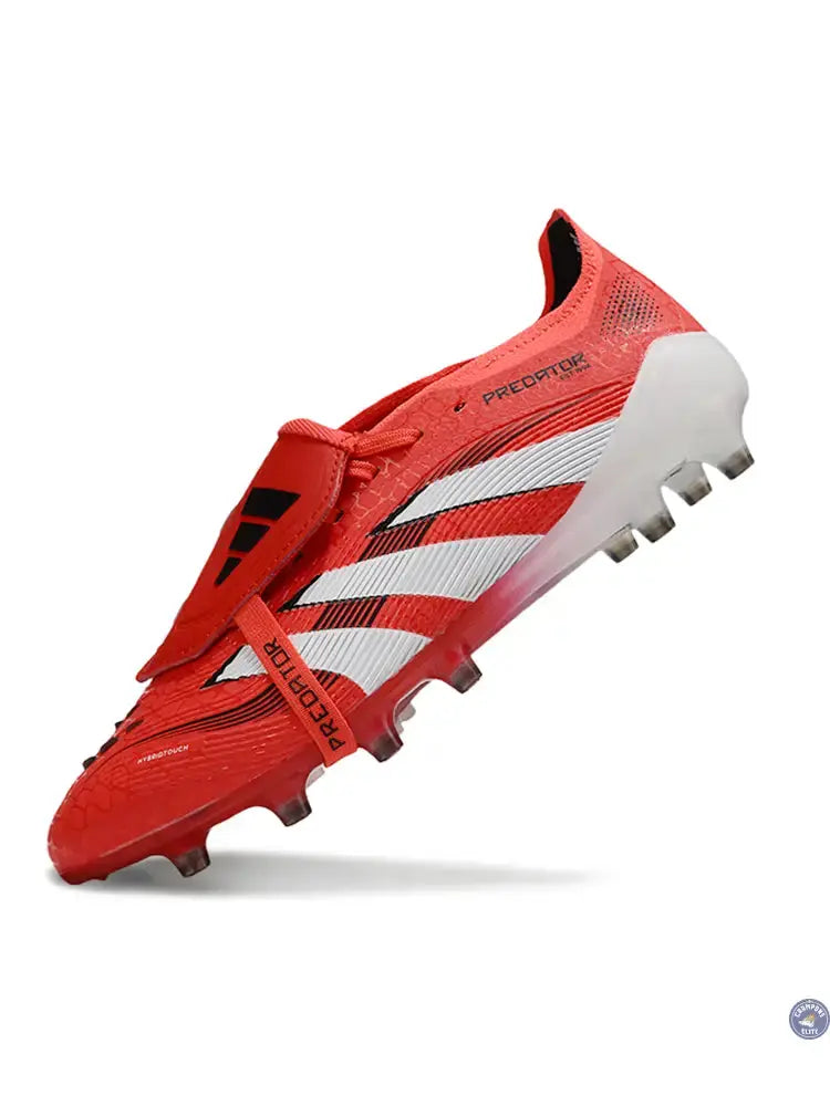 Predator Pro Fold-over Tongue AG Pure Victory - Lucid Red/Blanc/Noir — visuel 4 sur 4