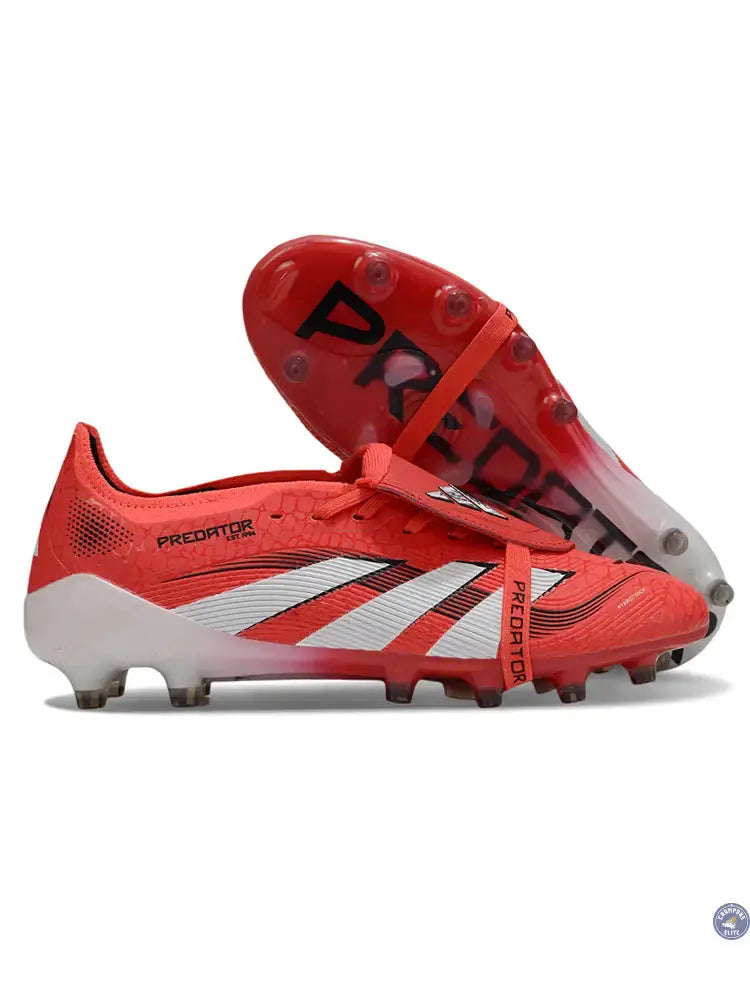 Predator Pro Fold-over Tongue AG Pure Victory - Lucid Red/Blanc/Noir — visuel 1 sur 4
