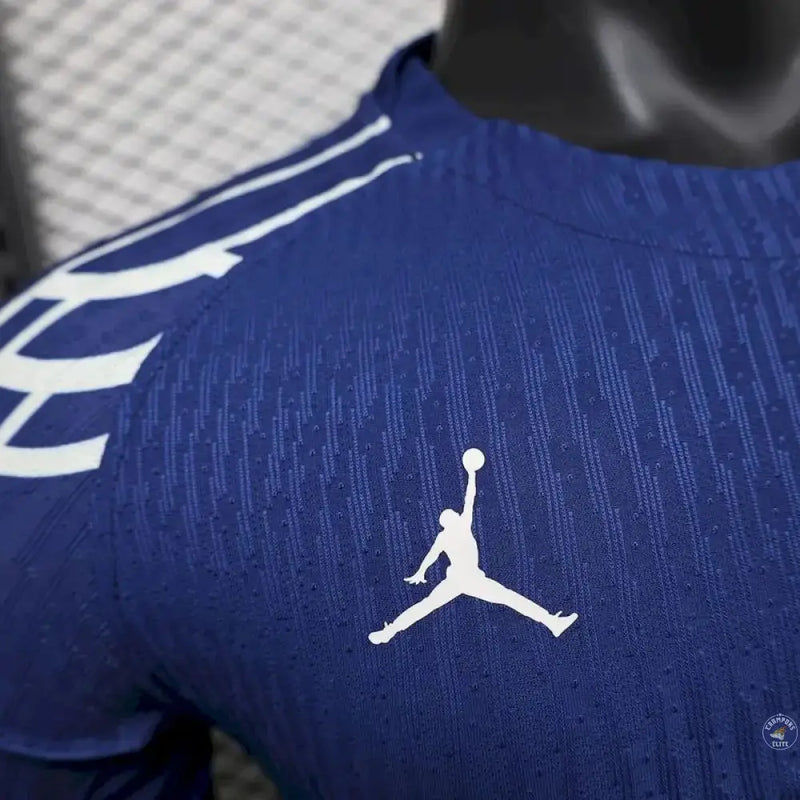 Maillot PSG 2024/25 Fourth Jordan Bleu - Manches courtes PRO — visuel 4 sur 4