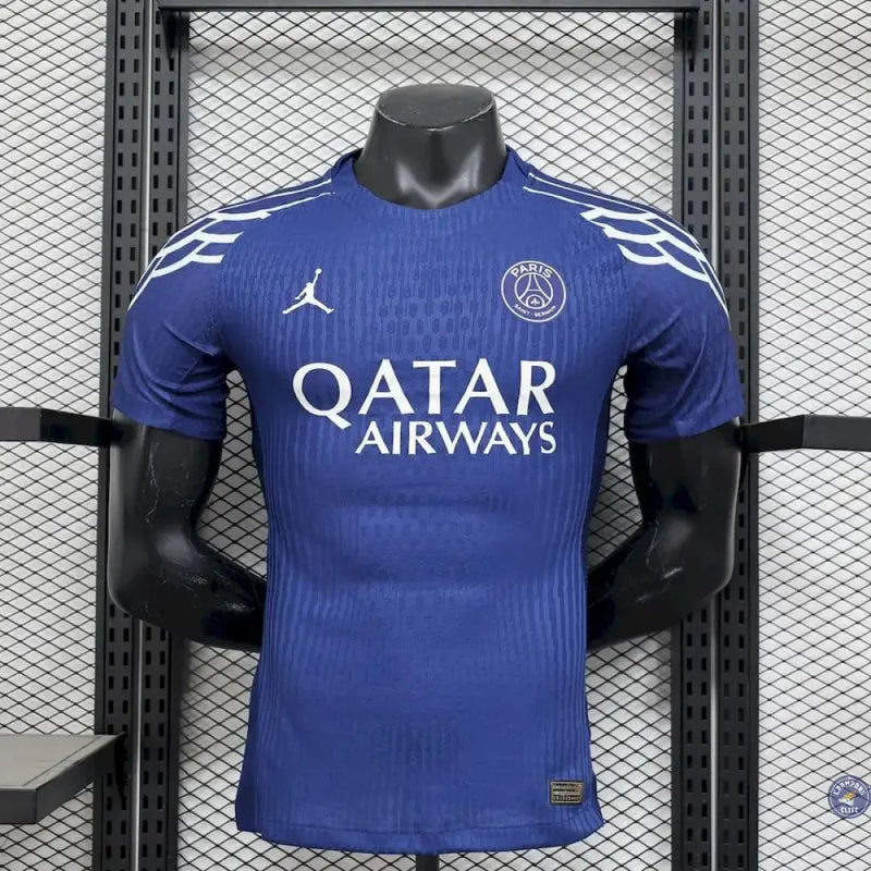 Maillot PSG 2024/25 Fourth Jordan Bleu - Manches courtes PRO — visuel 1 sur 4