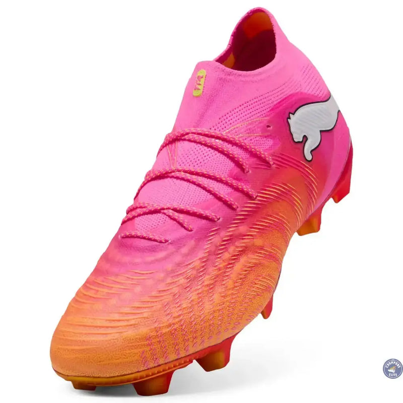 PUMA Future 9 Ultimate FG - Poison Pink/Orange/Bleu/Blanc — visuel 2 sur 4