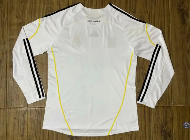 Maillot Real Madrid 2009/10 Domicile à manches longues — visuel 2 sur 2