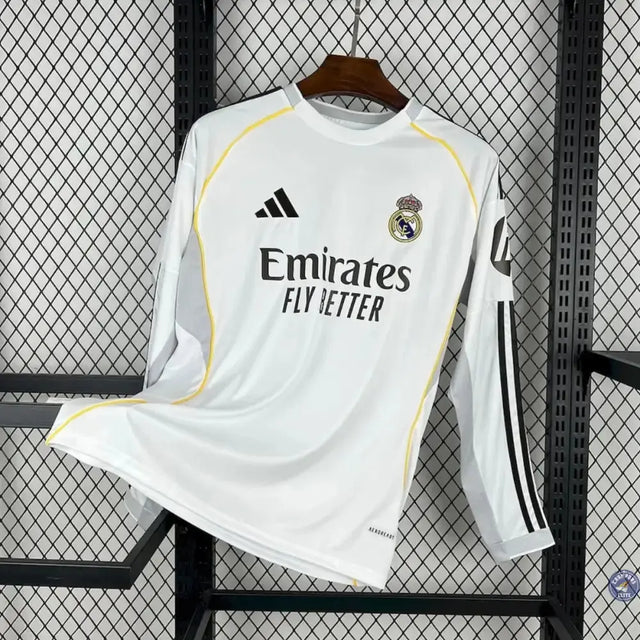 Maillot Real Madrid 2025/26 Domicile à manches longues