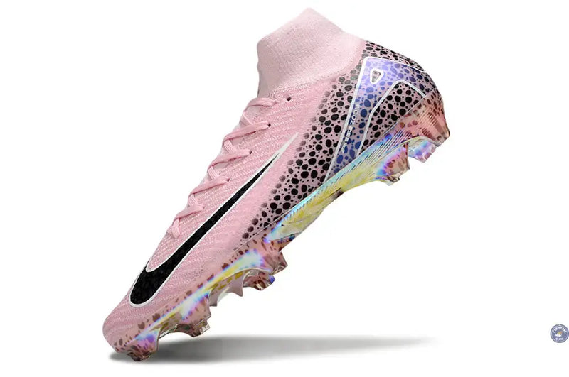 Superfly 10 Nike By You FG - Rose Motif Noir — visuel 4 sur 4