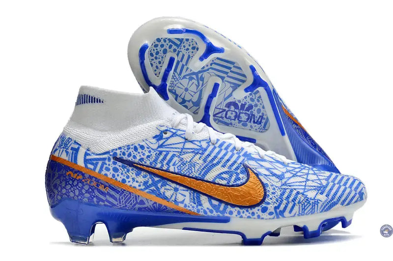 Superfly 9 Elite CR7 FG 'Azulejo' Bleu/Doré — visuel 1 sur 4