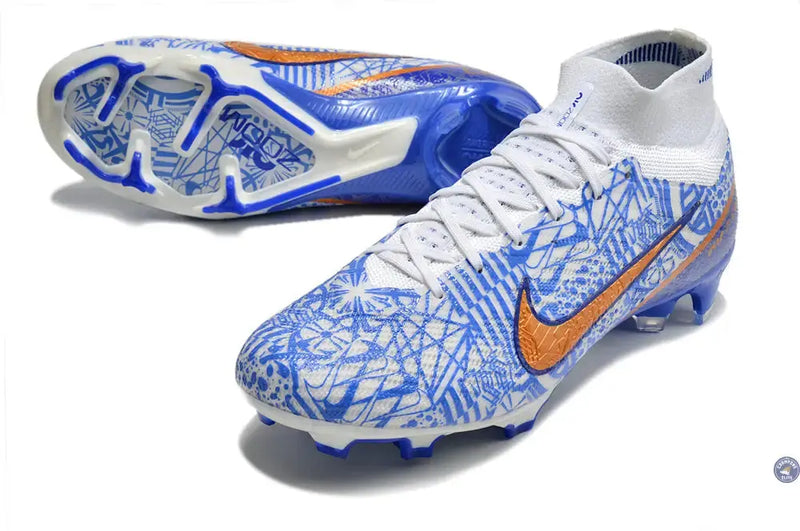 Superfly 9 Elite CR7 FG 'Azulejo' Bleu/Doré — visuel 2 sur 4