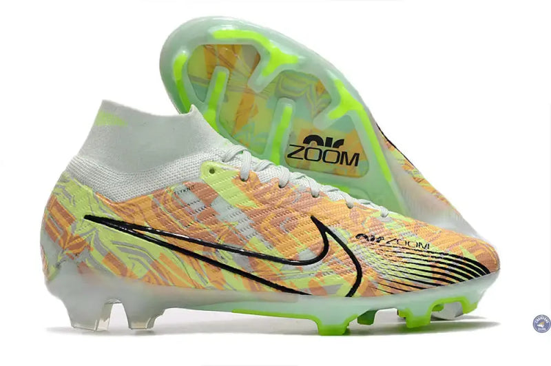 Superfly 9 Elite FG Bonded - Vert/Bleu/Orange — visuel 1 sur 4
