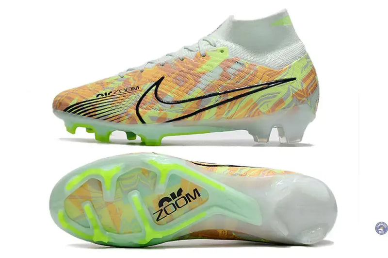 Superfly 9 Elite FG Bonded - Vert/Bleu/Orange — visuel 3 sur 4