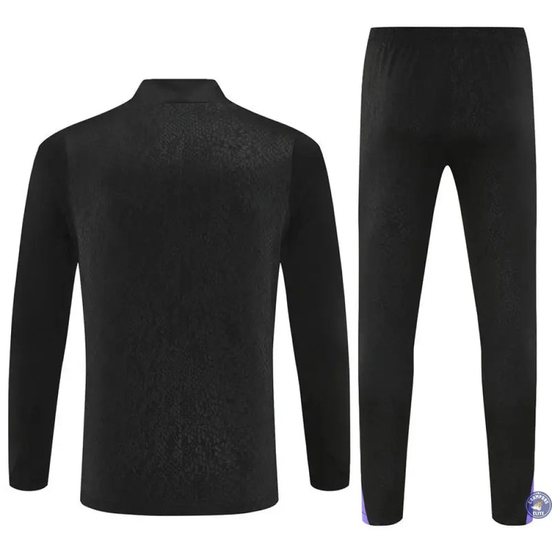 Survêtement d'entraînement demi-zip - Barcelone 2025/2026 - Noir/Violet — visuel 3 sur 3