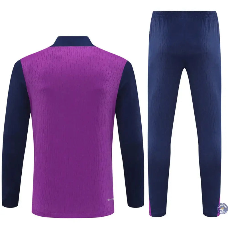 Survêtement d'entraînement demi-zip - Barcelone 2025/2026 - Violet/Bleu — visuel 3 sur 3